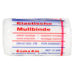Mullbinden 4mx6 cm elastisch