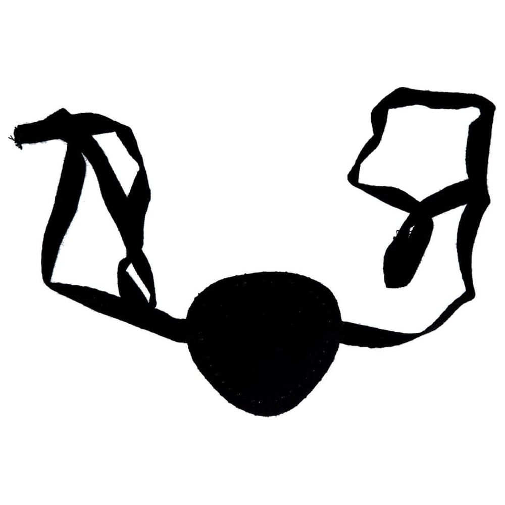 Augenklappe Band Sch 33000