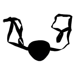 Augenklappe Band Sch 33000