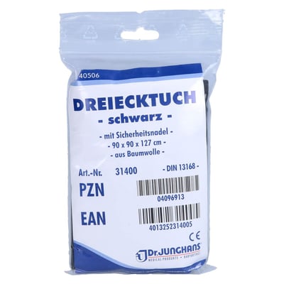 Dreiecktuch Schwarz