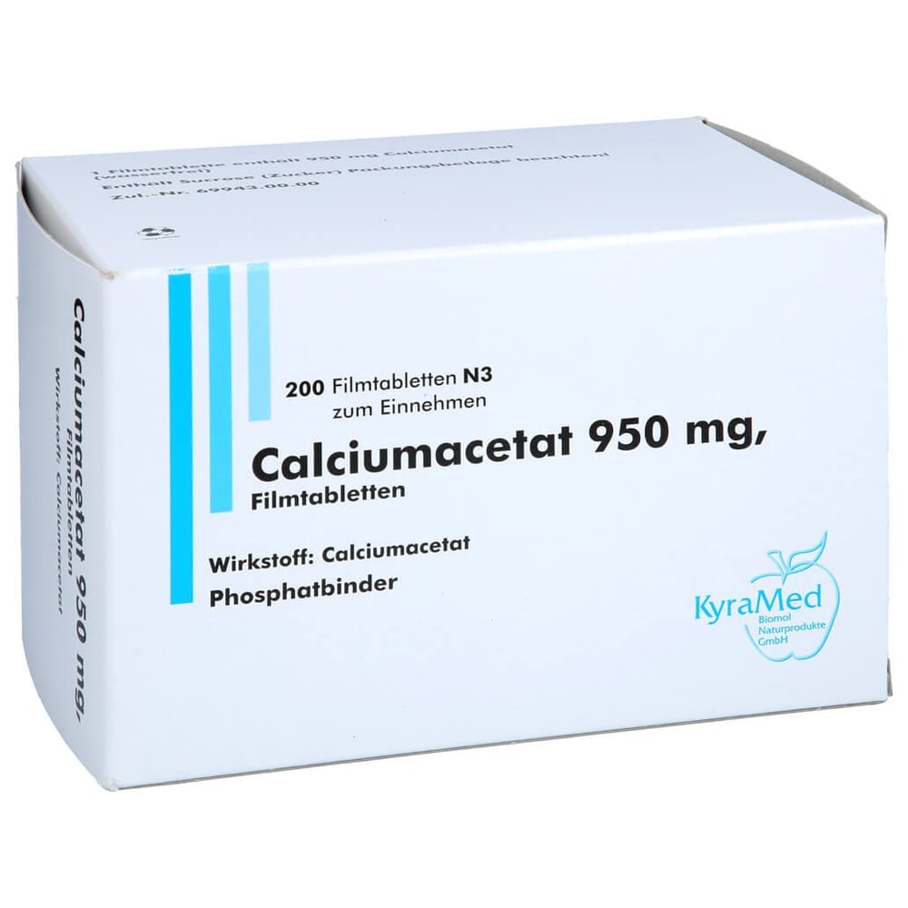 Calciumacetat 950 mg Filmtabletten