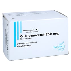 Calciumacetat 950 mg Filmtabletten