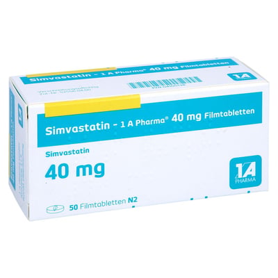 Simvastatin-1A Pharma 40 mg Produktbild 1