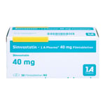 Simvastatin-1A Pharma 40 mg Produktbild 2