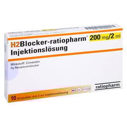 H2 BLOCKER-ratiopharm 200 mg/2 ml Injekt.-Lsg.Amp.