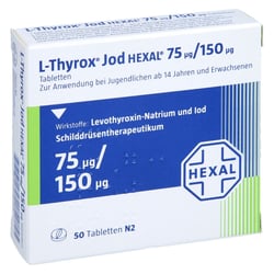 L-Thyrox Jod HEXAL 75 µg/150 µg