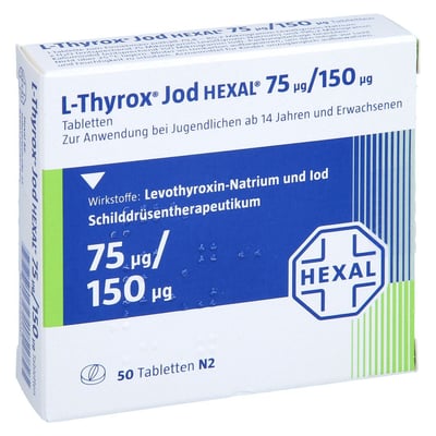 L-Thyrox Jod HEXAL 75 µg/150 µg