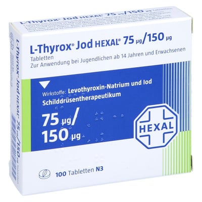 L-Thyrox Jod HEXAL 75 µg/150 µg