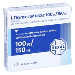 L-Thyrox Jod HEXAL 100 µg/150 µg