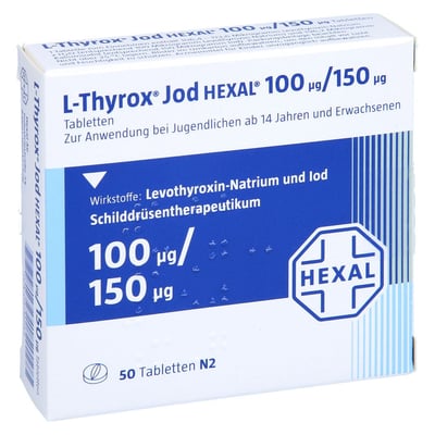 L-Thyrox Jod HEXAL 100 µg/150 µg