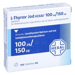 L-Thyrox Jod HEXAL 100 µg/150 µg