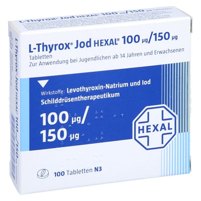 L-Thyrox Jod HEXAL 100 µg/150 µg