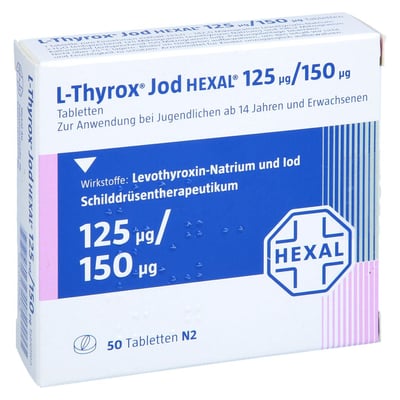 L-Thyrox Jod HEXAL 125 µg/150 µg