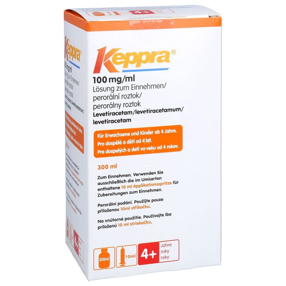 Keppra 100 mg/ml 10 ml Dosierspritze