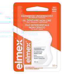 Elmex Zahnseide ungewachst mit Aminfluorid