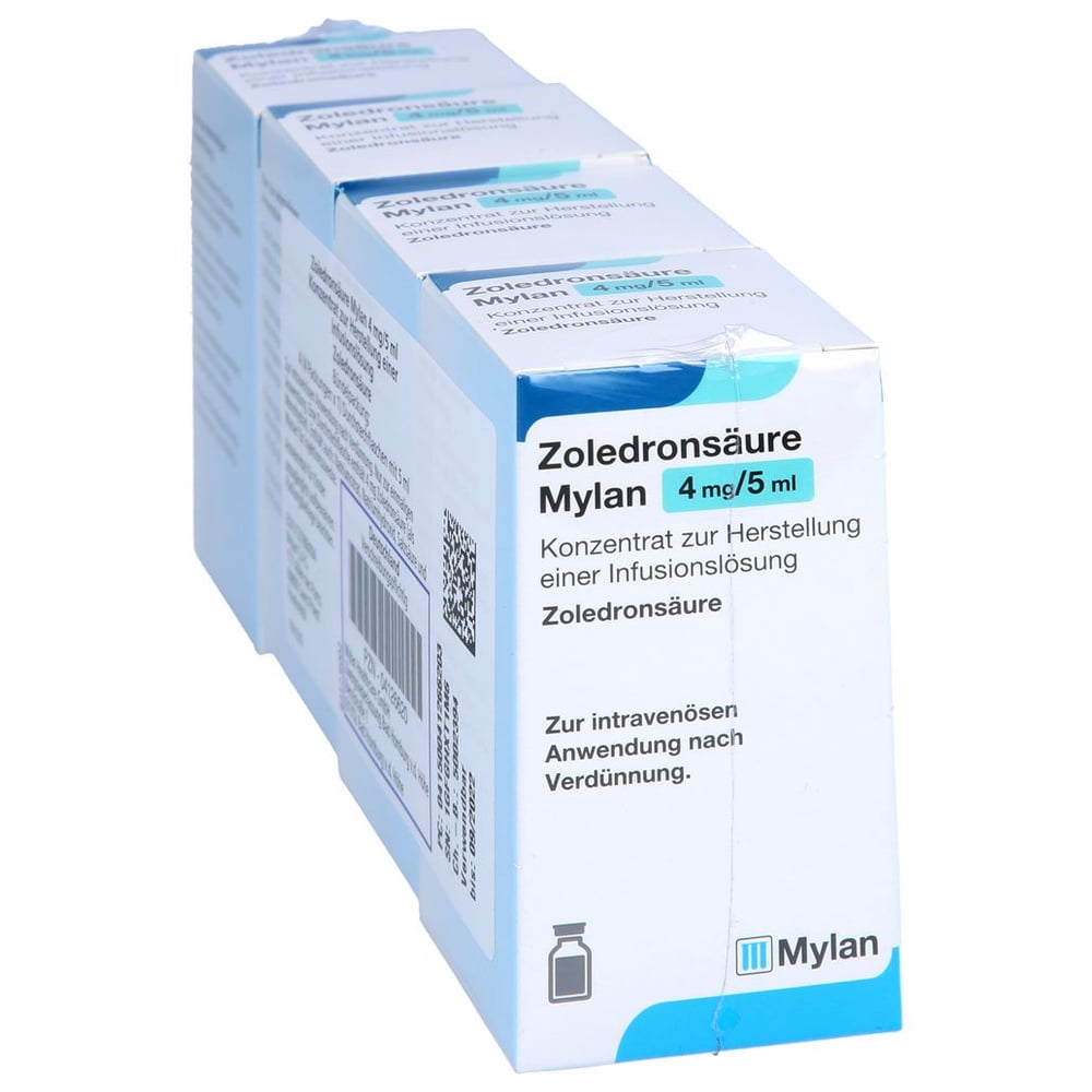 Mylan T Zoledronsäure Mylan 4 mg/5 ml 4 Stück kaufen (PZN 4126620)