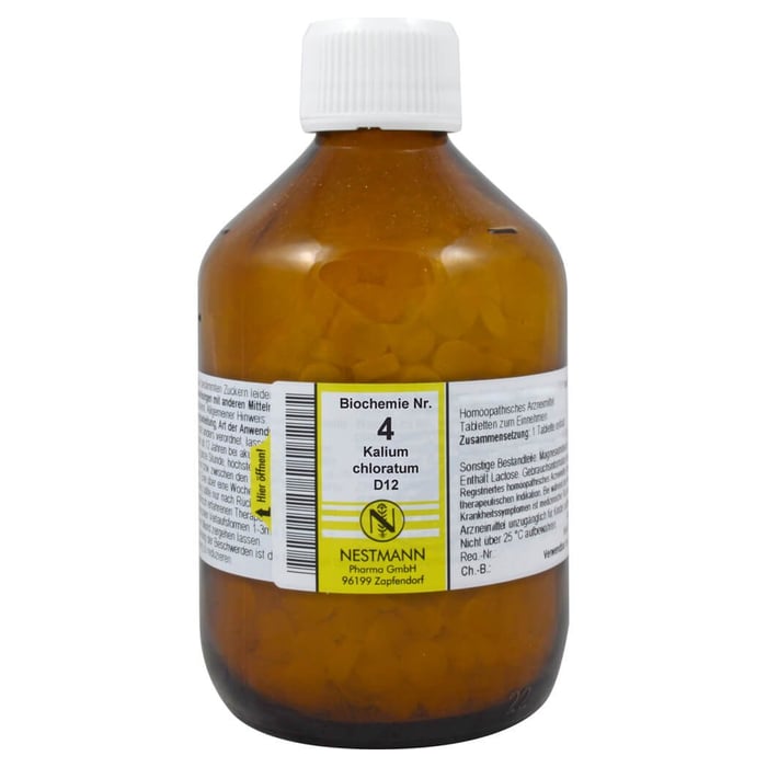 Biochemie Nestmann Nr.4 Kalium chloratum D12