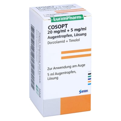 Cosopt 20mg/ml+5mg/ml