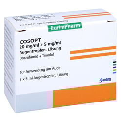 Cosopt 20mg/ml+5mg/ml
