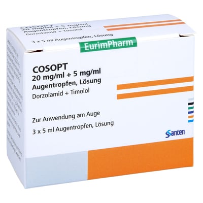 Cosopt 20mg/ml+5mg/ml