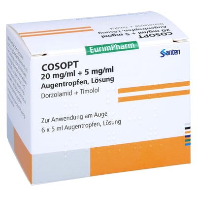 Cosopt 20mg/ml+5mg/ml
