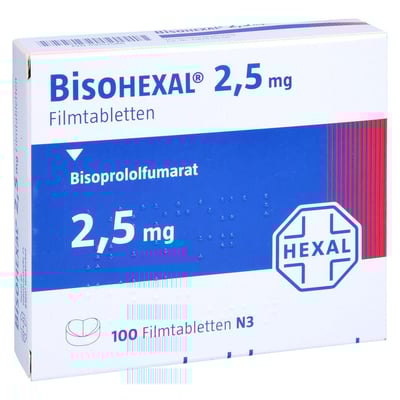 Bisohexal 2.5mg Filmtabletten