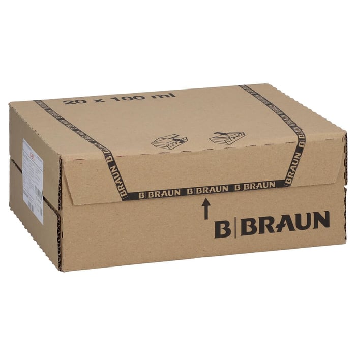 Glucose 5% B. Braun Injektionsflasche