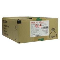 Glucose 5% B. Braun Injektionsflasche