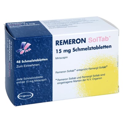Remeron SolTab 15 mg