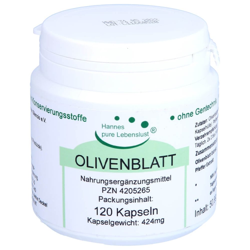 Olivenblatt Extrakt Vegi