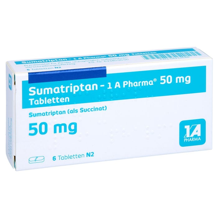 Sumatriptan-1A Pharma 50mg