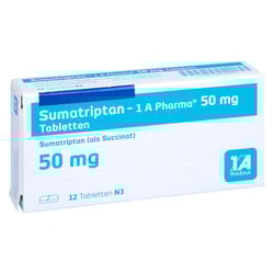 Sumatriptan - 1 A Pharma 50mg Tabletten
