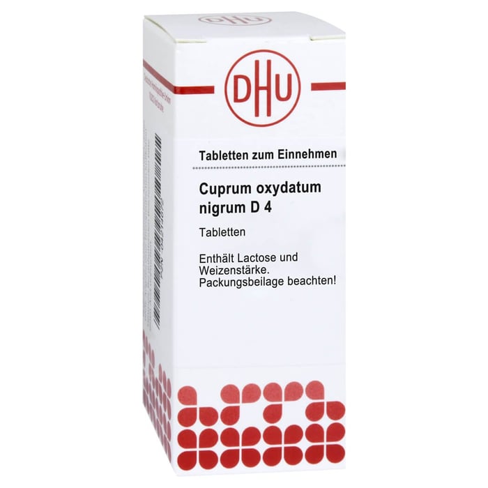 Cuprum Oxydatum nigrum D 4 Tabletten