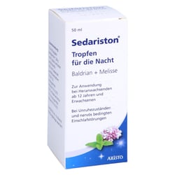 Sedariston Tropfen für die Nacht Baldrian + Melisse