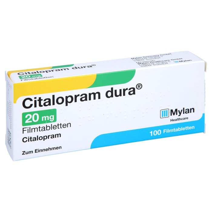 Citalopram dura 20mg