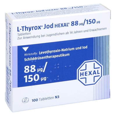 L-Thyrox Jod HEXAL 88 µg/150 µg