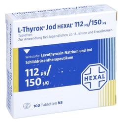 L-Thyrox Jod HEXAL 112 µg/150 µg