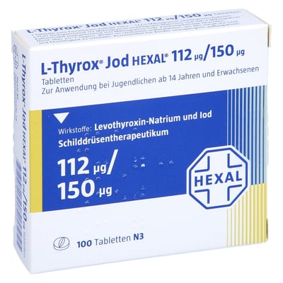 L-Thyrox Jod HEXAL 112 µg/150 µg