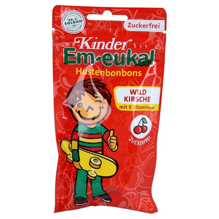 Em-eukal Kinder Bonbons Wildkirsche zuckerfrei
