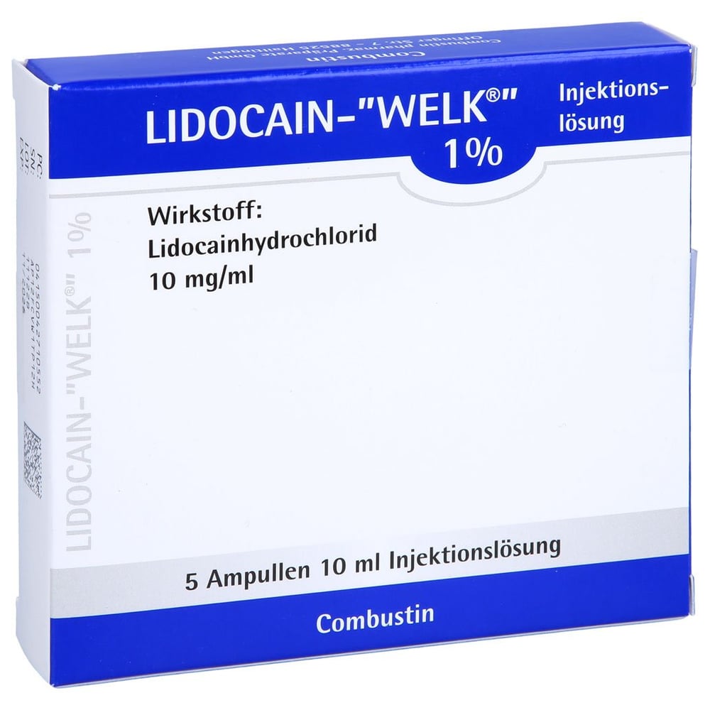 Lidocain Welk 1% Amp