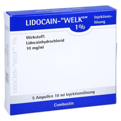 Lidocain Welk 1% Amp
