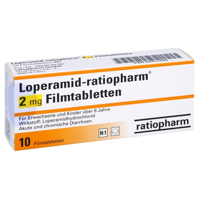 Loperamid-ratiopharm 2mg