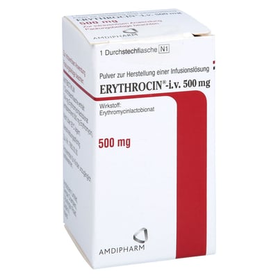 Erythrocin Iv 500 mg Produktbild 1