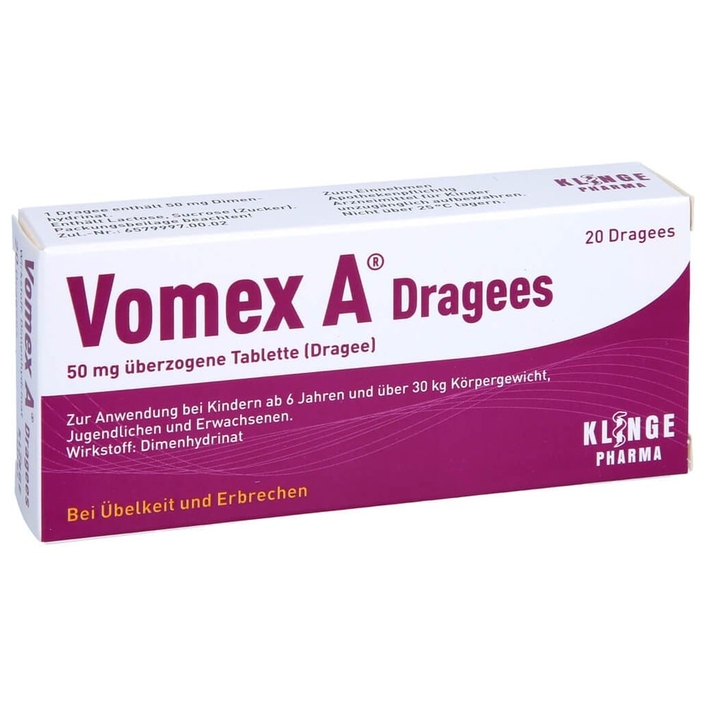 Vomex A Dragees