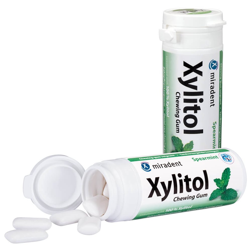 Miradent Zahnpflegekaugummi Xylitol Spearmint