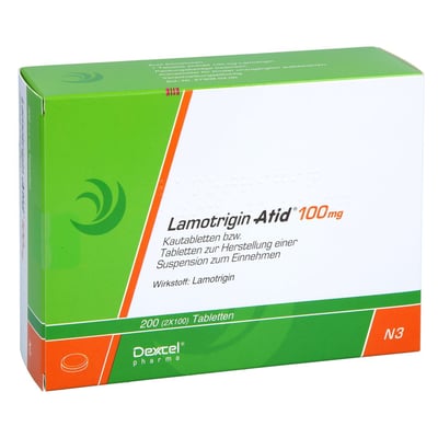 Lamotrigin Atid 100 mg suspendierbare Tabletten/Kautabletten