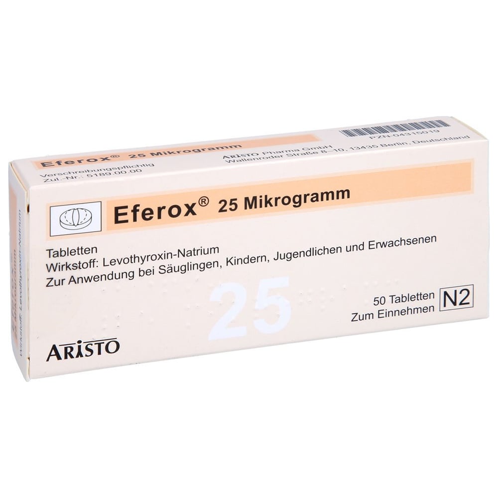 Eferox 25 Mikrogramm