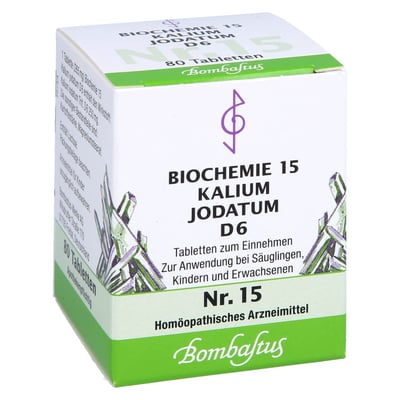 Biochemie 15 Kalium jodatum D 6 Produktbild 1