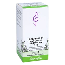 Biochemie 17 Manganum sulfuricum D12