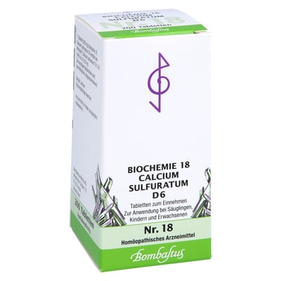 Biochemie 18 Calcium sulfuratum D 6